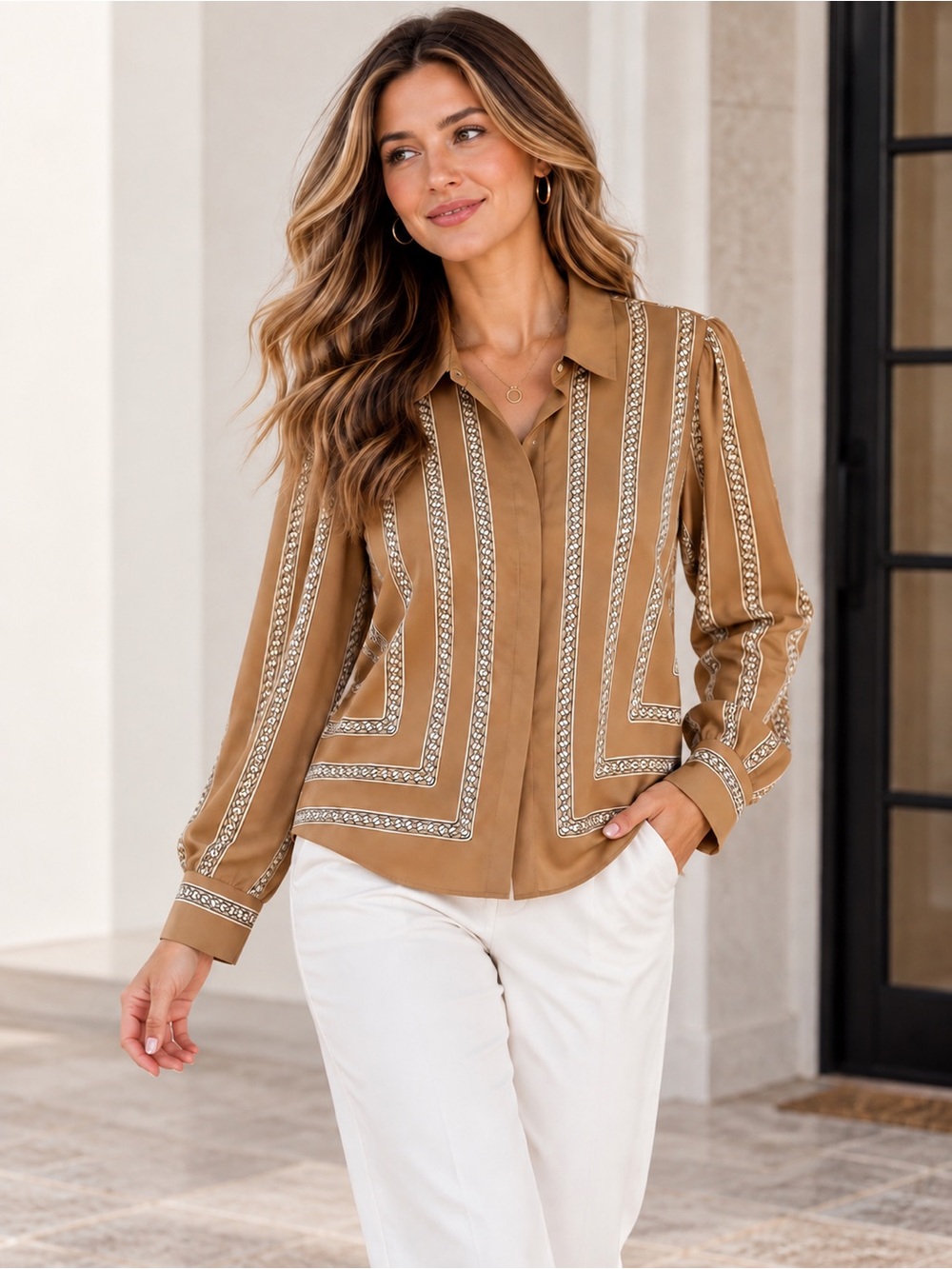 🎉5 for $45🎉 Modern works top blouse shirt size L